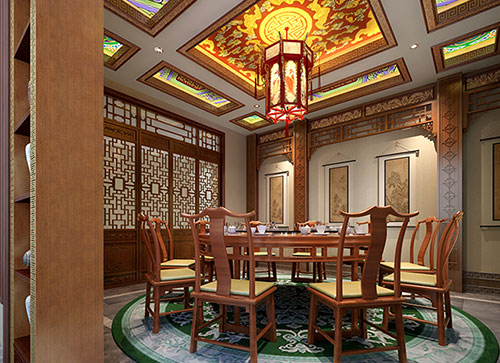 扬州中式古典风格家居装修设计效果图